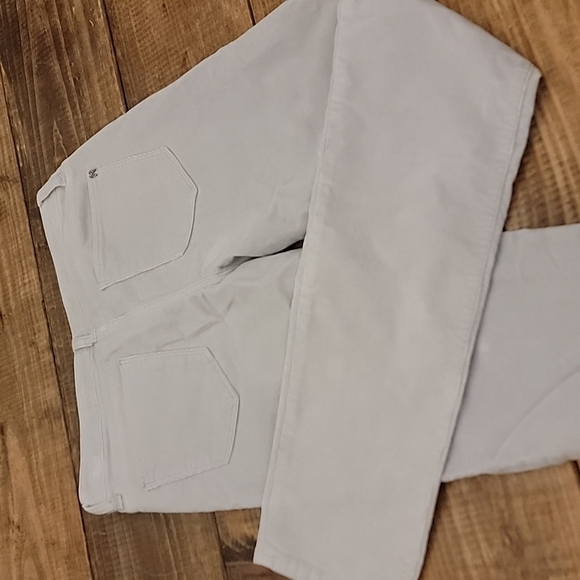 💥VS VICTORIA'S SECRET corduroy Gray Pants sz 6 Long - Picture 4 of 7